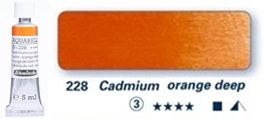 Farba akwarelowa Horadam Schmincke tubka 5 ml nr 228 Cadmium orange deep